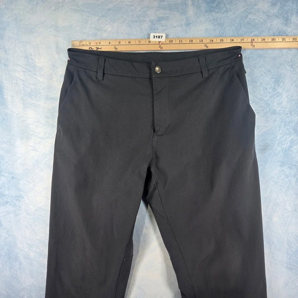 Lululemon ABC Trousers Mens 33 Dark Gray Warpstreme Slim Fit Pants Charcoal